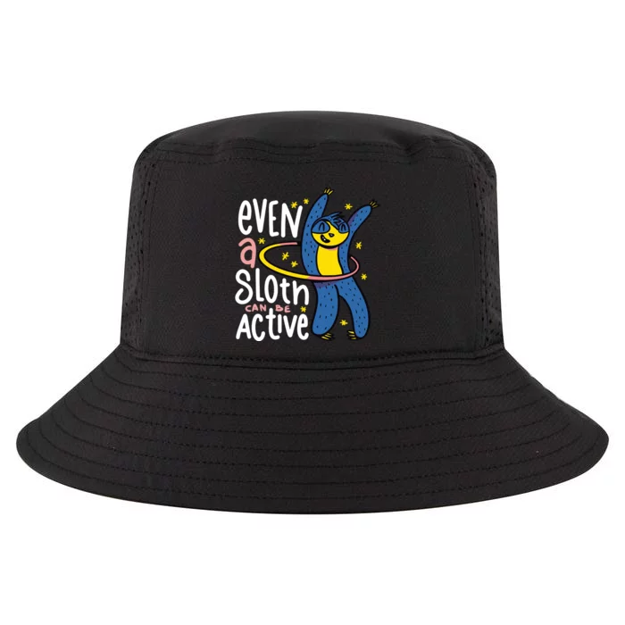 Active Sloth Funny Cool Comfort Performance Bucket Hat