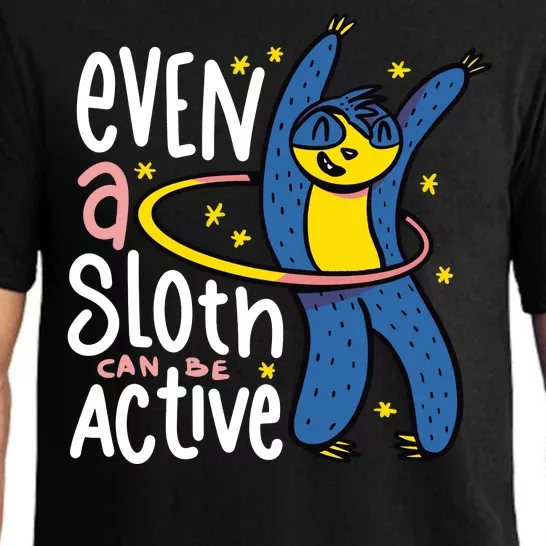 Active Sloth Funny Pajama Set