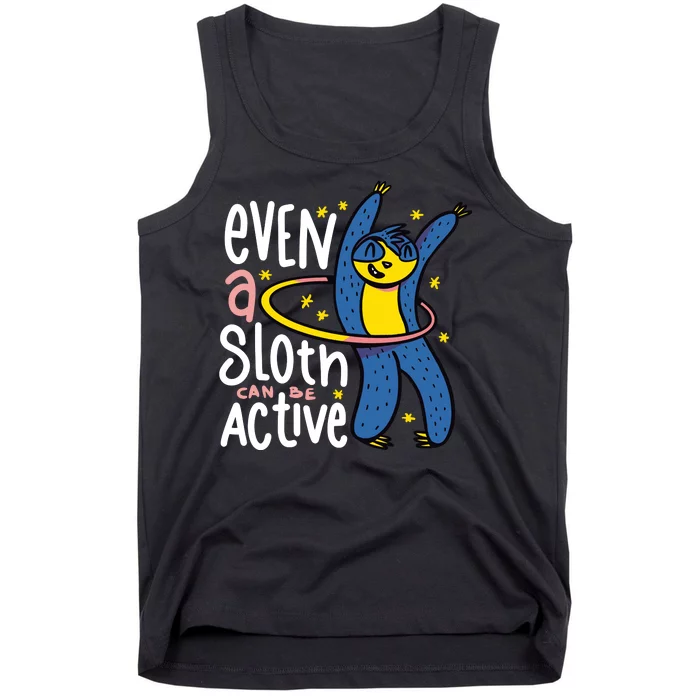 Active Sloth Funny Tank Top