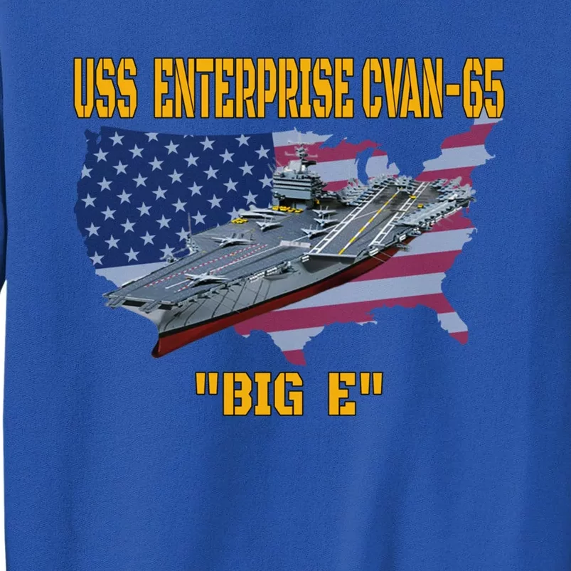 Aircraft Carrier Uss Enterprise Cvancute Gift65 Veterans Day Gift Tall Sweatshirt