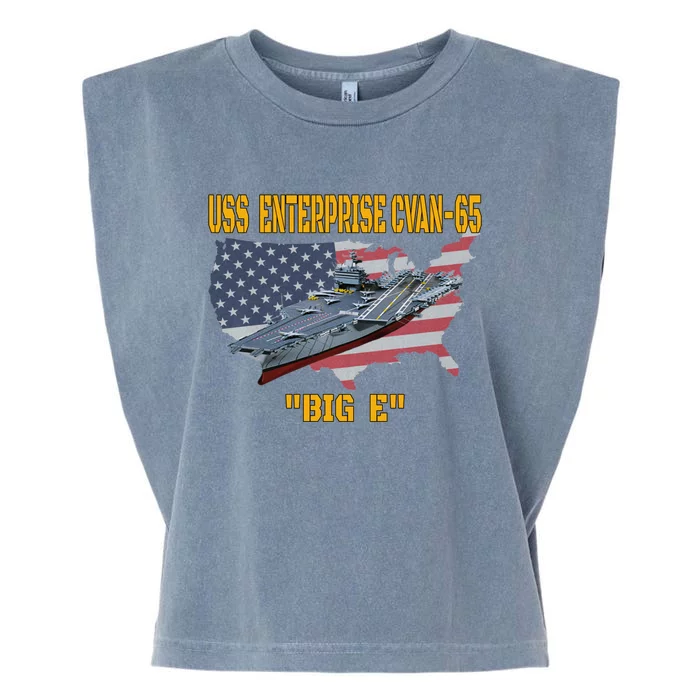 Aircraft Carrier Uss Enterprise Cvancute Gift65 Veterans Day Gift Garment-Dyed Women's Muscle Tee