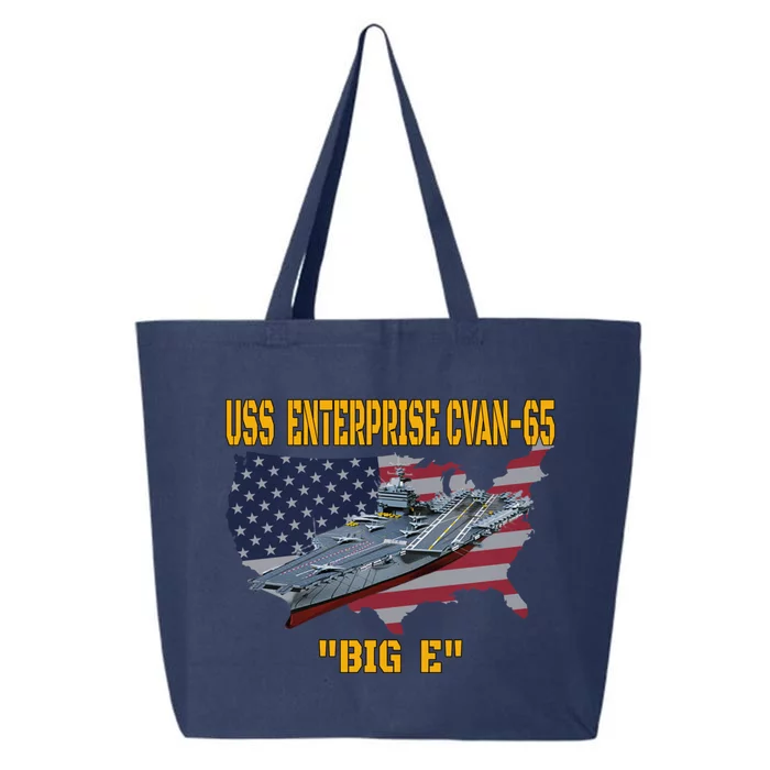 Aircraft Carrier Uss Enterprise Cvancute Gift65 Veterans Day Gift 25L Jumbo Tote