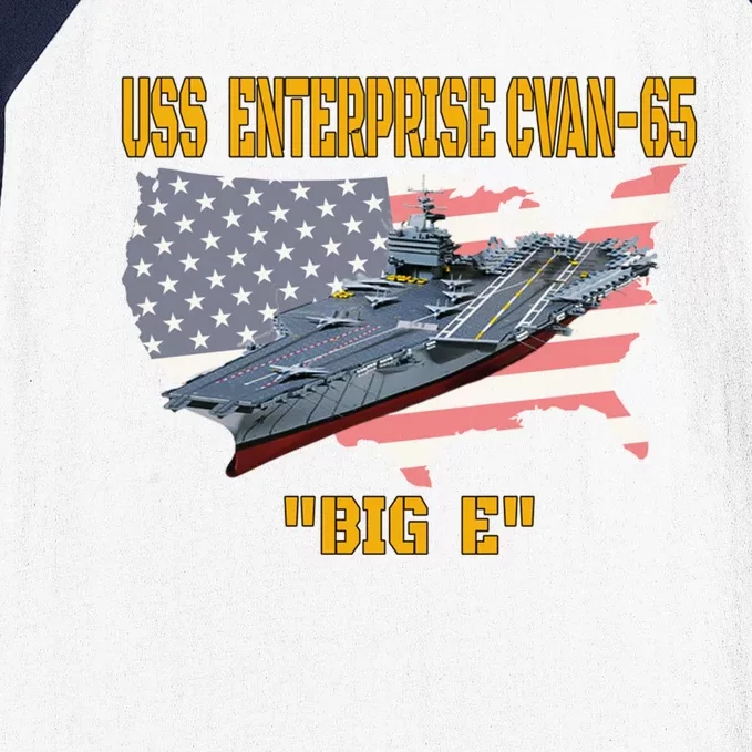 Aircraft Carrier Uss Enterprise Cvancute Gift65 Veterans Day Gift Baseball Sleeve Shirt