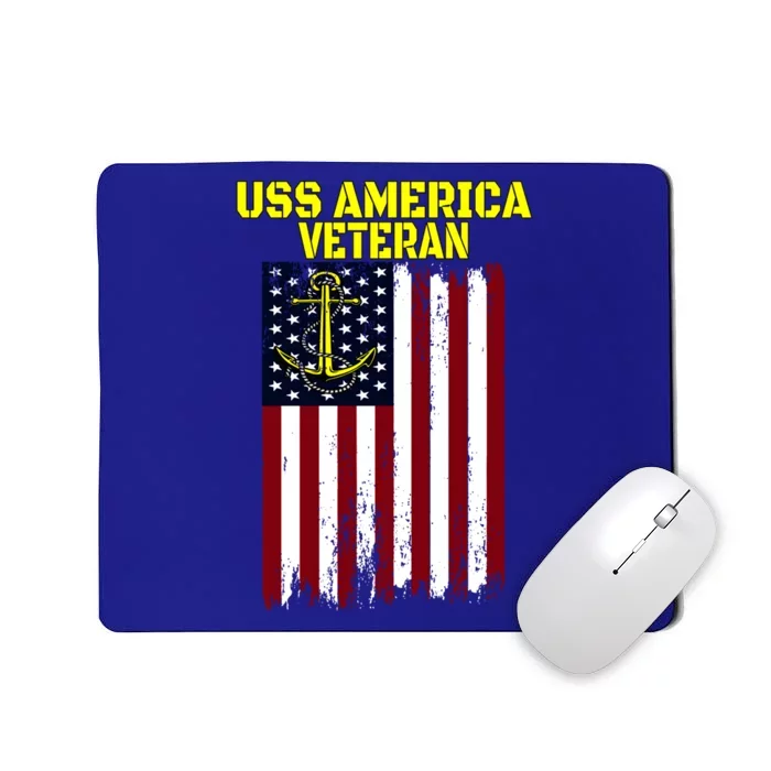 Aircraft Carrier Uss America Cvcute Gift66 Cvacute Gift66 Veteran's Day Meaningf Mousepad