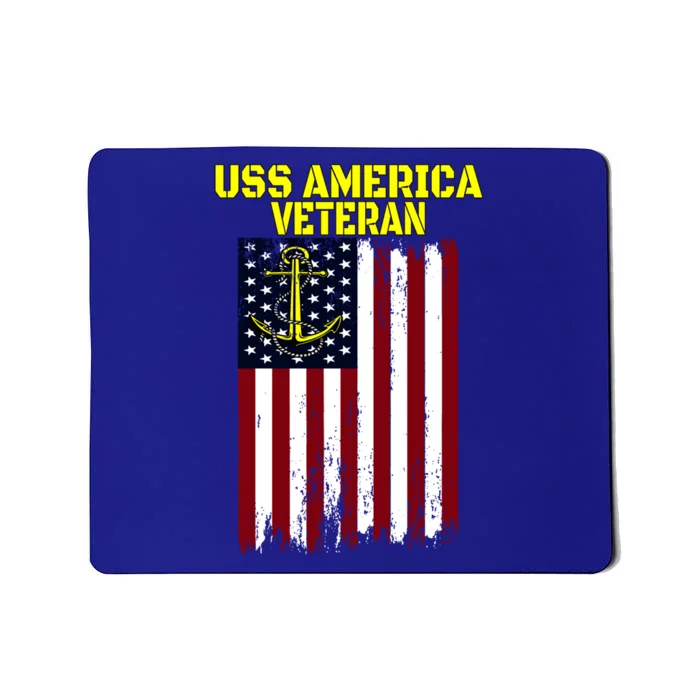 Aircraft Carrier Uss America Cvcute Gift66 Cvacute Gift66 Veteran's Day Meaningf Mousepad