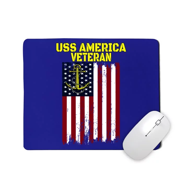 Aircraft Carrier Uss America Cvcute Gift66 Cvacute Gift66 Veteran's Day Gift Mousepad