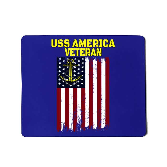 Aircraft Carrier Uss America Cvcute Gift66 Cvacute Gift66 Veteran's Day Gift Mousepad