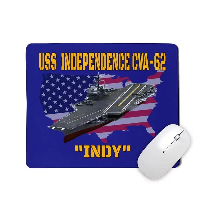 Aircraft Carrier Uss Independence Cvagift62 Veterans Day Gift Mousepad