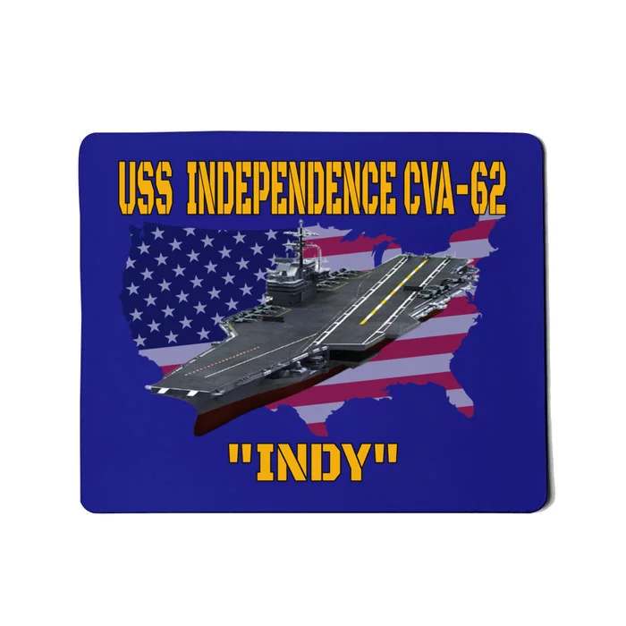 Aircraft Carrier Uss Independence Cvagift62 Veterans Day Gift Mousepad