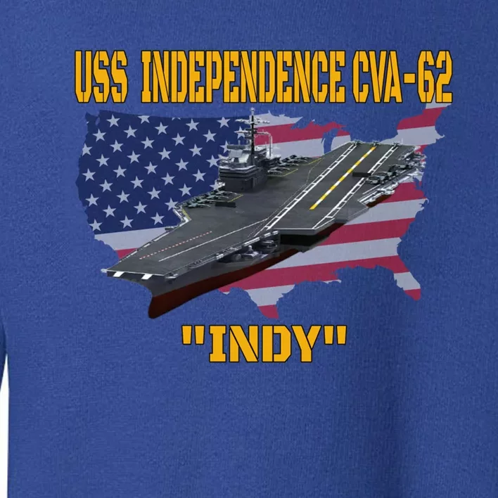 Aircraft Carrier Uss Independence Cvagift62 Veterans Day Gift Toddler Sweatshirt