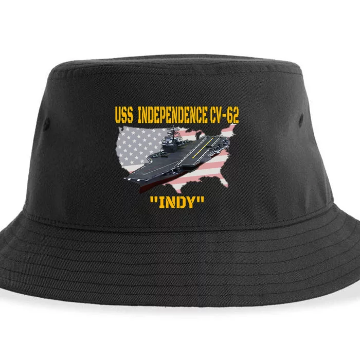 Aircraft Carrier Uss Independence Cv62 Veterans Day Sustainable Bucket Hat