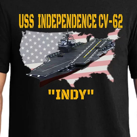 Aircraft Carrier Uss Independence Cv62 Veterans Day Pajama Set