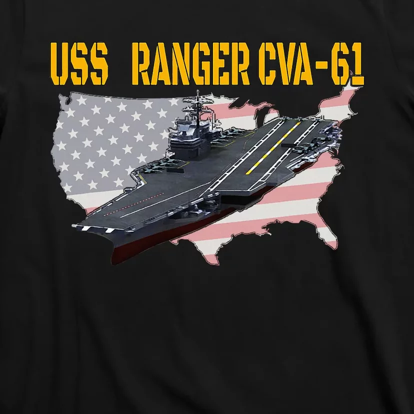 Aircraft Carrier Uss Ranger Cva61 Veterans Day T-Shirt