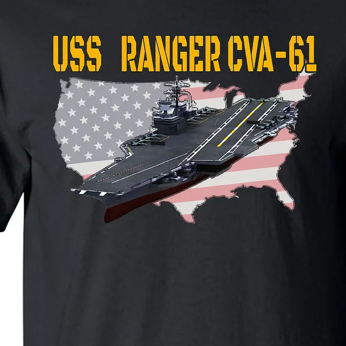 Aircraft Carrier Uss Ranger Cva61 Veterans Day Tall T-Shirt