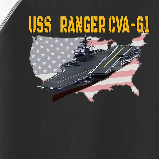 Aircraft Carrier Uss Ranger Cva61 Veterans Day Toddler Fine Jersey T-Shirt