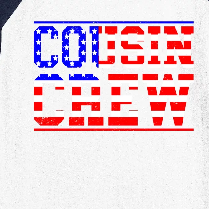 American Cousin Usa Cousin Crew Gift Baseball Sleeve Shirt