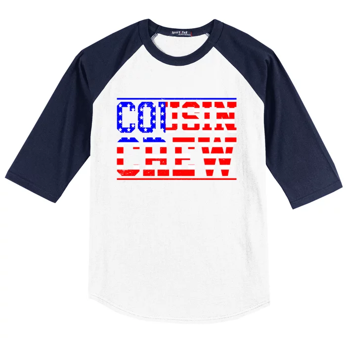 American Cousin Usa Cousin Crew Gift Baseball Sleeve Shirt