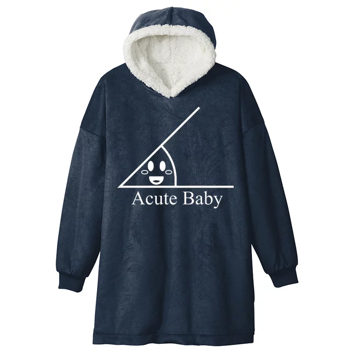 Acute Baby Funny Math Hooded Wearable Blanket