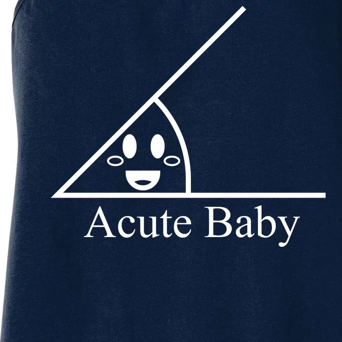 Acute Baby Funny Math Women's Racerback Tank