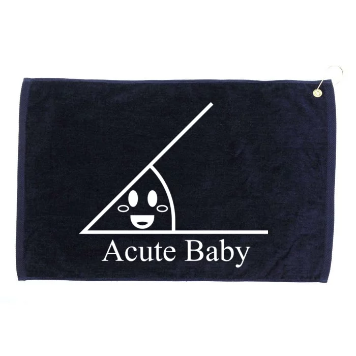 Acute Baby Funny Math Grommeted Golf Towel