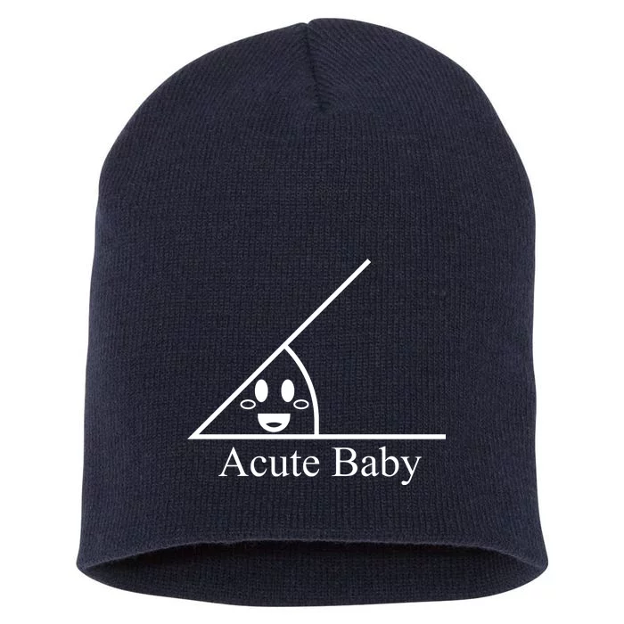 Acute Baby Funny Math Short Acrylic Beanie