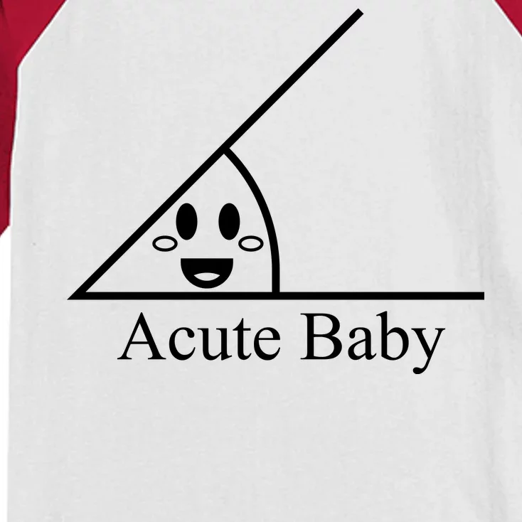 Acute Baby Funny Math Kids Colorblock Raglan Jersey