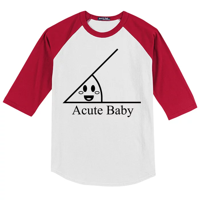 Acute Baby Funny Math Kids Colorblock Raglan Jersey