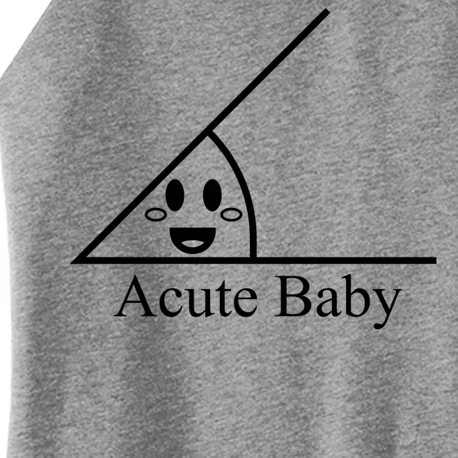 Acute Baby Funny Math Women’s Perfect Tri Rocker Tank