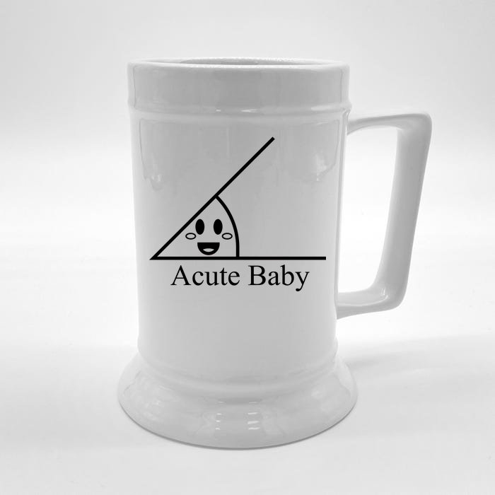 Acute Baby Funny Math Front & Back Beer Stein