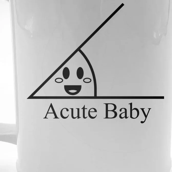 Acute Baby Funny Math Front & Back Beer Stein