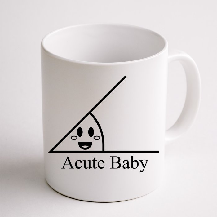 Acute Baby Funny Math Front & Back Coffee Mug