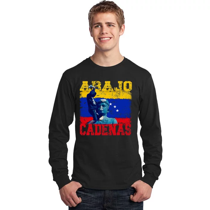 Abajo Cadenas Venezuela Tall Long Sleeve T-Shirt