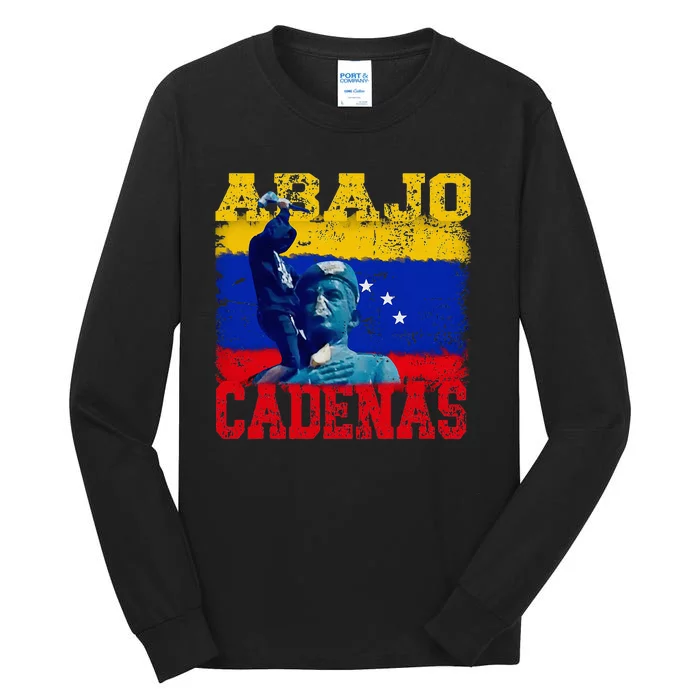 Abajo Cadenas Venezuela Tall Long Sleeve T-Shirt