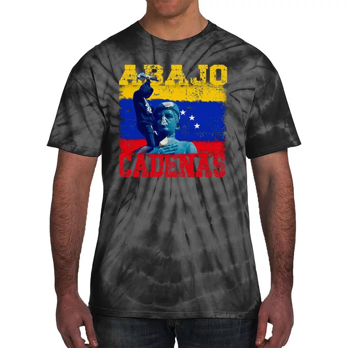 Abajo Cadenas Venezuela Tie-Dye T-Shirt