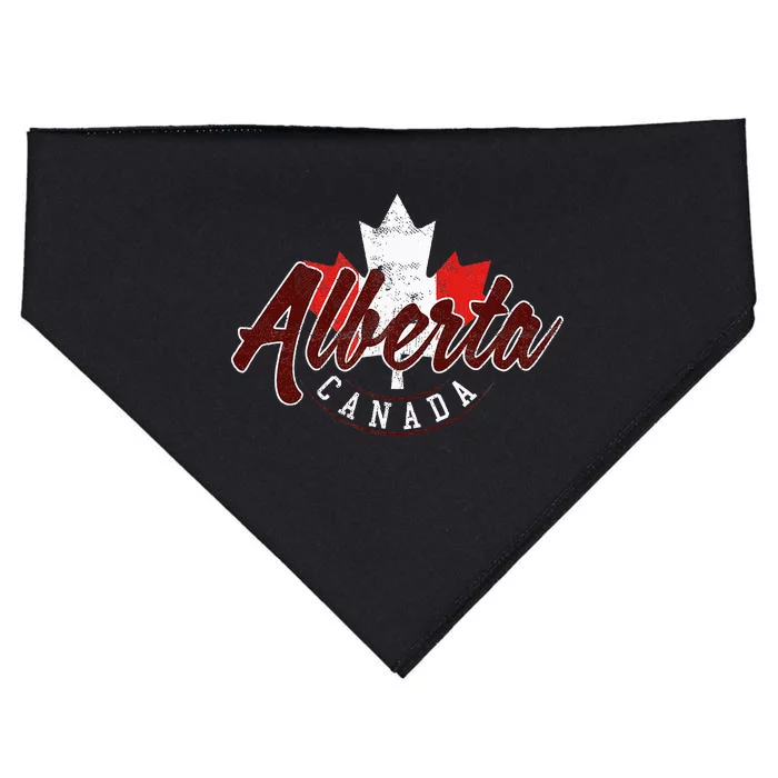 Alberta Canada Vintage Canadian Province USA-Made Doggie Bandana