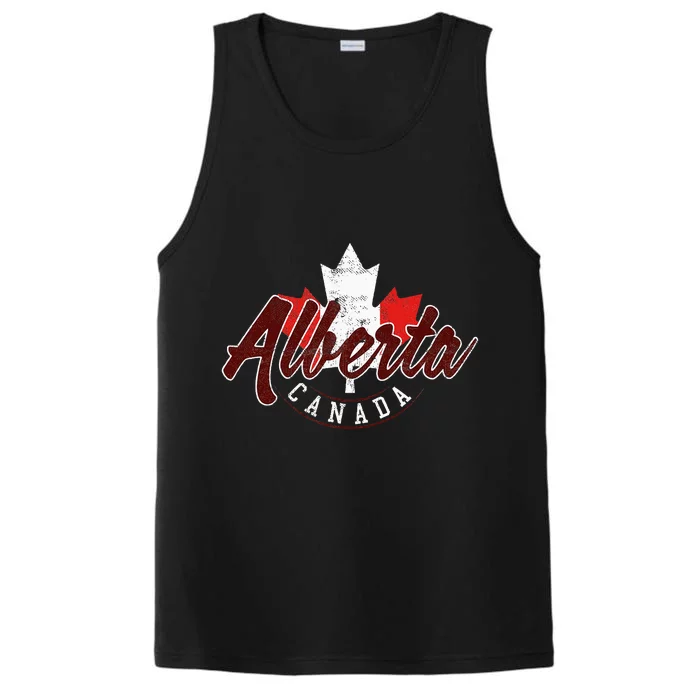 Alberta Canada Vintage Canadian Province Performance Tank