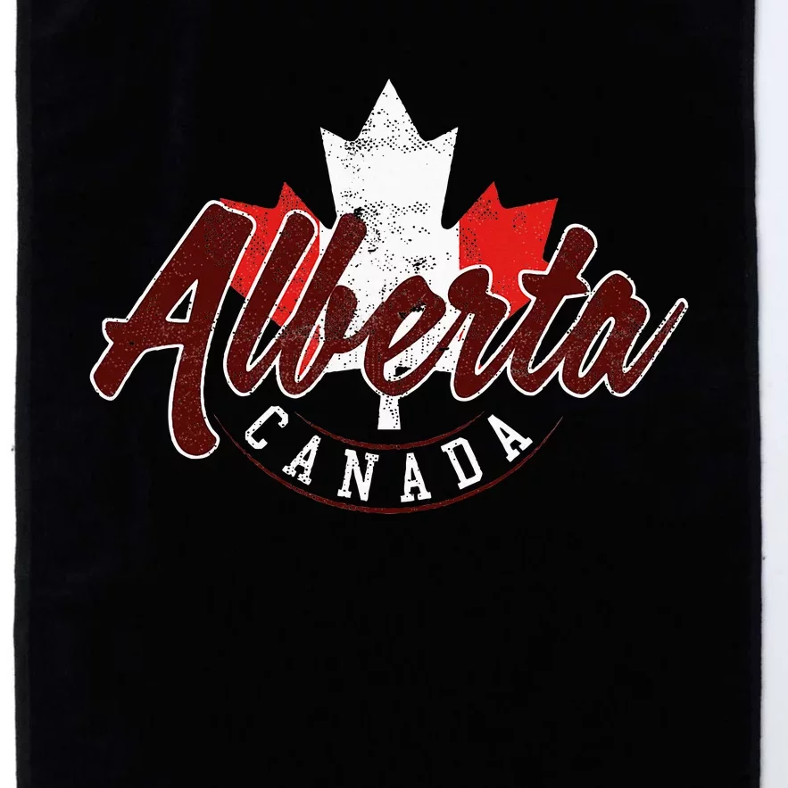 Alberta Canada Vintage Canadian Province Platinum Collection Golf Towel