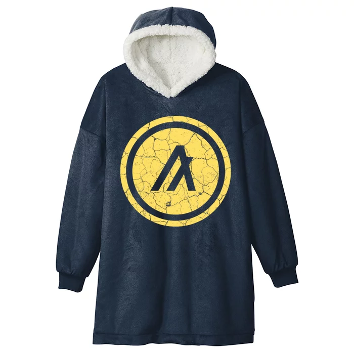 Algorand Crypto Vintage Coin Hooded Wearable Blanket