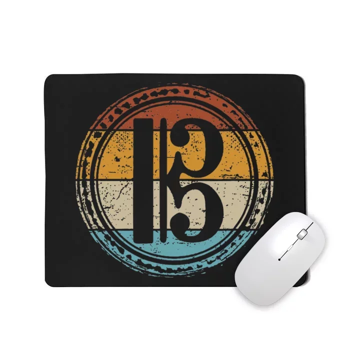 Alto Clef Viola Player Violist Mousepad