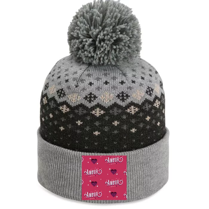 Amour Cute Valentine's Day Gift The Baniff Cuffed Pom Beanie