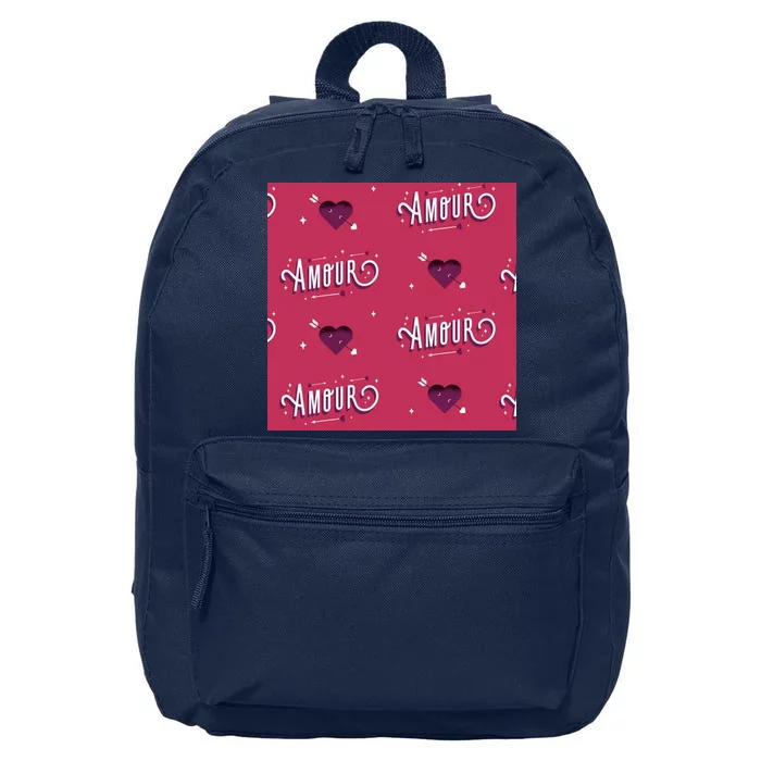 Amour Cute Valentine's Day Gift 16 in Basic Backpack