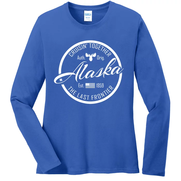 Alaska Cruise Vacation Cruise Ship Cruising Together Gift Ladies Long Sleeve Shirt