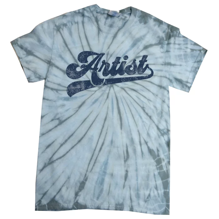 Artist Cute Vintage Graphic Tie-Dye T-Shirt