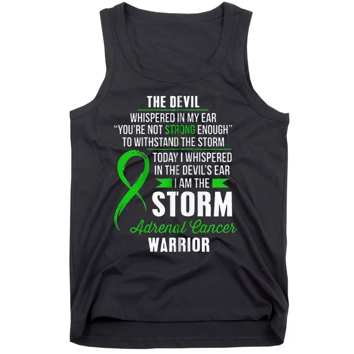 Adrenal Cancer Warrior I Am The Storm Tank Top