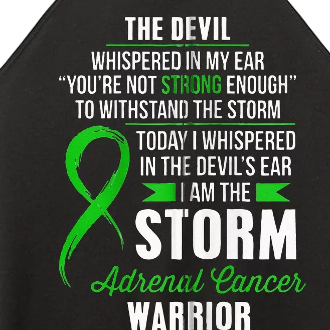 Adrenal Cancer Warrior I Am The Storm Women’s Perfect Tri Rocker Tank