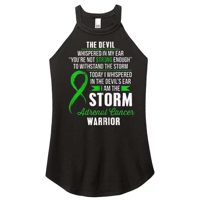 Adrenal Cancer Warrior I Am The Storm Women’s Perfect Tri Rocker Tank