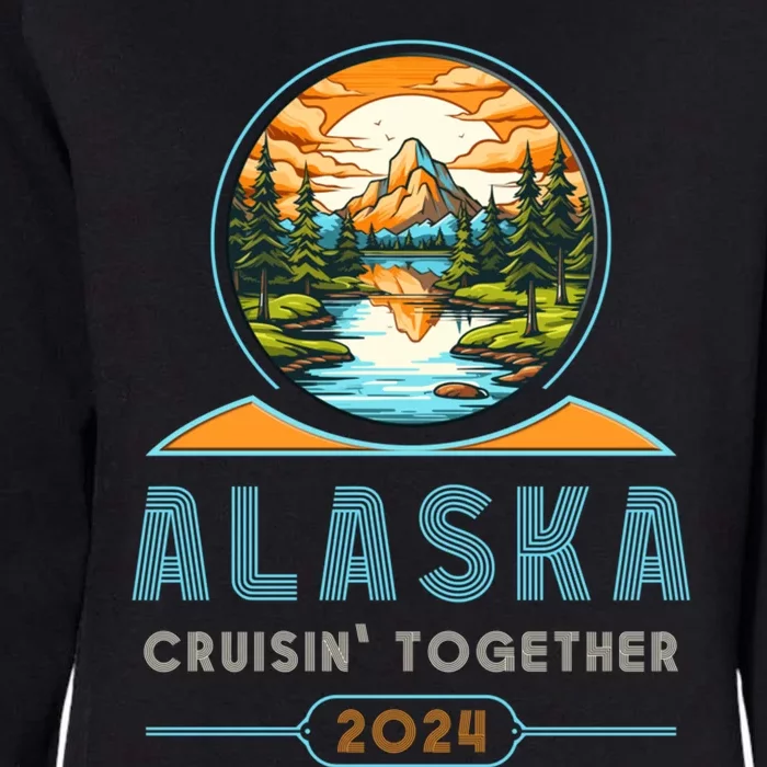 Alaska Cruise Wear Alaska Design Alaska Cruise 2024 Group Womens California Wash Sweatshirt