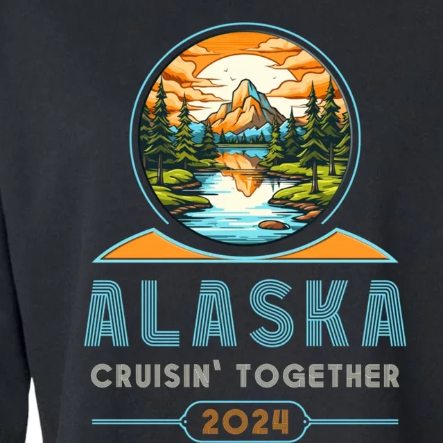 Alaska Cruise Wear Alaska Design Alaska Cruise 2024 Group Cropped Pullover Crew