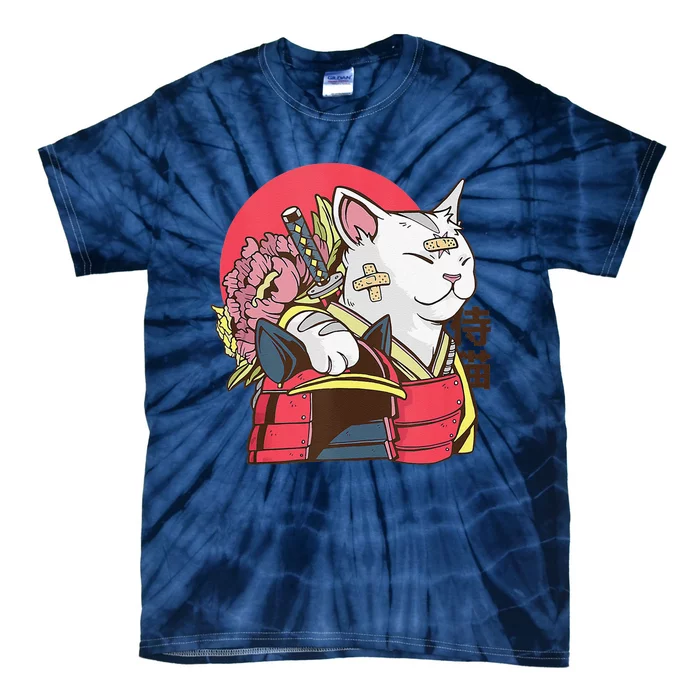 Anime Cat Waifu Who Loves Anime Ramen And Sketching Japan Tie-Dye T-Shirt