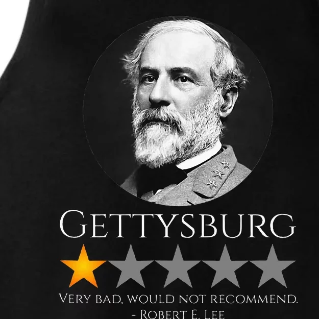 American Civil War Robert E. Lee Gettysburg History Ladies Tri-Blend Wicking Tank